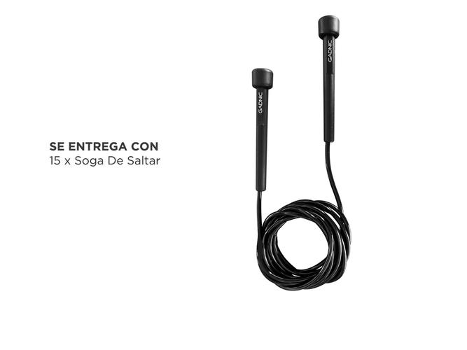 Kit x15 Sogas Plásticas De Salto Gym Entrenamiento Funcional Crossfit  - 5