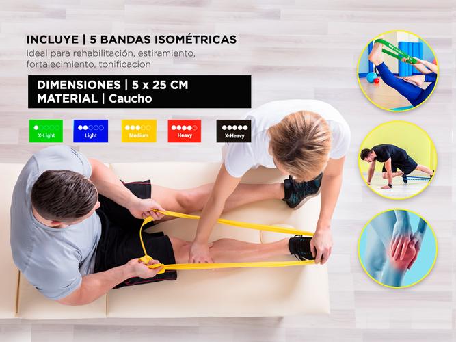 Kit de Entrenamiento Funcional Gadnic Bandas + Sogas + Platos - 3
