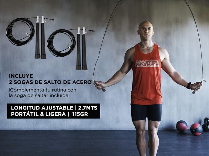 Kit de Entrenamiento Funcional Gadnic Bandas + Sogas + Platos - 4