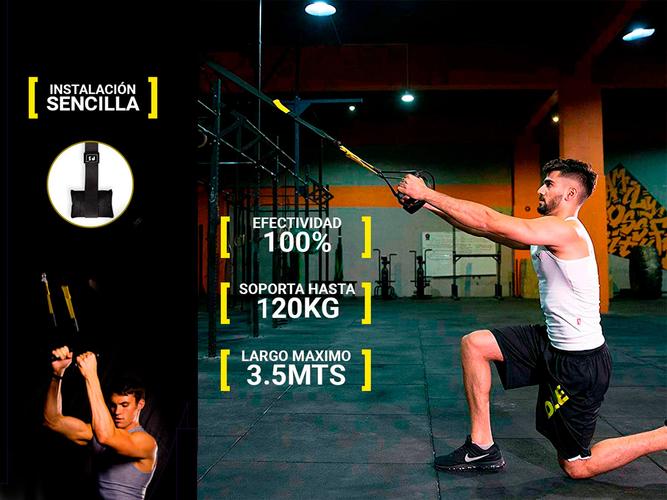 Kit Entrenamiento Gadnic Funcional Gym Fitnes Bandas + Escalera + Accesorios - 3