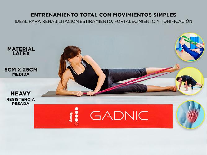 Colchoneta Gadnic Fit Profesional + Banda + Rueda Abs + Soga - 4