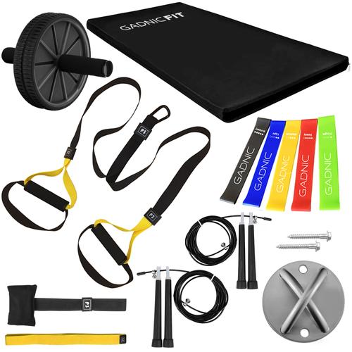 Colchoneta Gadnic Fit Profesional + Banda De Suspension + Rueda Abs + Bandas + Anclaje - 0