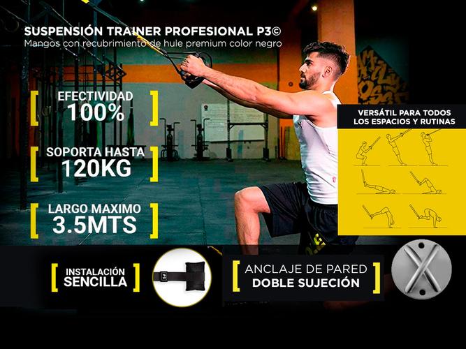 Colchoneta Gadnic Fit Profesional + Banda De Suspension + Rueda Abs + Bandas + Anclaje - 3