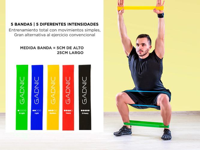 Colchoneta Gadnic Fit Profesional + Banda De Suspension + Rueda Abs + Bandas + Anclaje - 5
