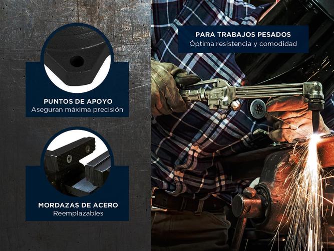 Morsa De Banco Gadnic Forz Fija + Cepillo Curvo - 2