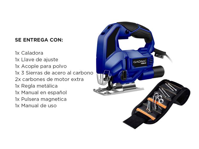 Kit Pulsera Magnetica Para Herramientas  Caladora Laser Gadnic Regulable - 6