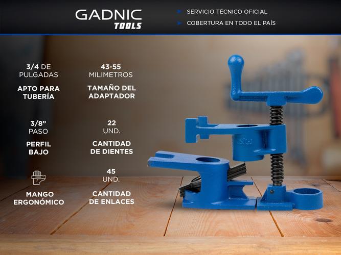 Prensa Sargento Gadnic Para Tubo de 3/4 - 1