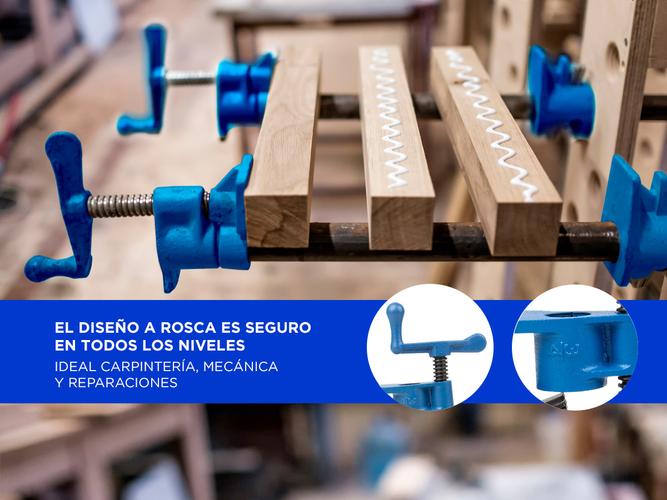 Prensa Sargento Gadnic Para Tubo de 3/4 - 3