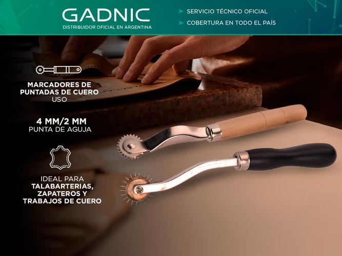 Set x2 Marcadores de puntadas Gadnic  para cuero talabartería - 1