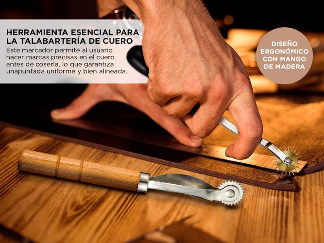 Set x2 Marcadores de puntadas Gadnic  para cuero talabartería - 2