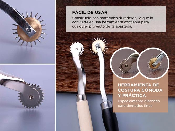 Set x2 Marcadores de puntadas Gadnic  para cuero talabartería - 3