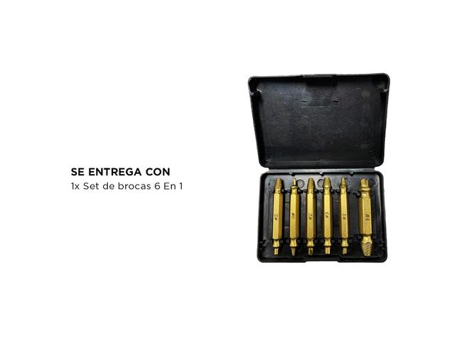 Set Extractor De Tornillos Gadnic 6 En 1 Alta Calidad - 4
