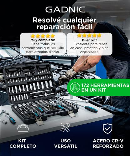 Juego Set de Herramientas Gadnic TS171 172pcs - 1