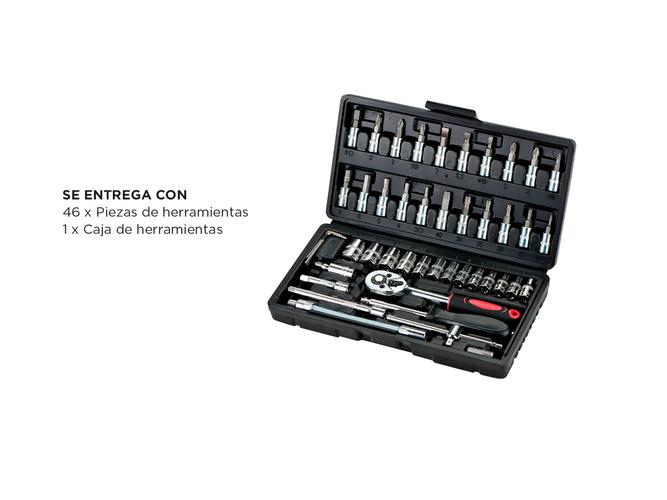 Juego De Tubo Llaves Gadnic KH7 Puntas 46 Piezas Herramientas Manual - 5