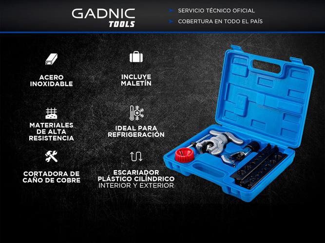 Pestañadora Excentrica Refrigeracion Gadnic Con Embrague Cortadora - 1