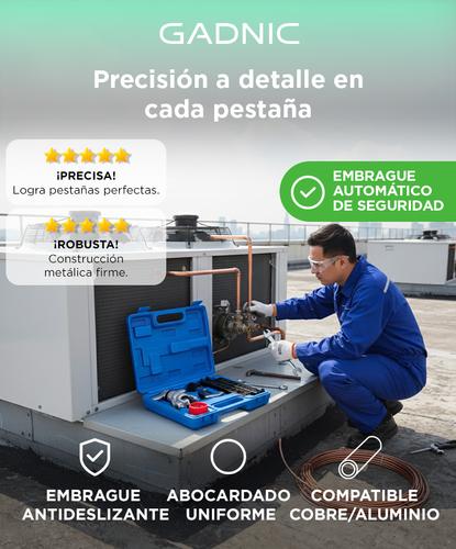 Pestañadora Excentrica Refrigeracion Gadnic Con Embrague Cortadora - 1