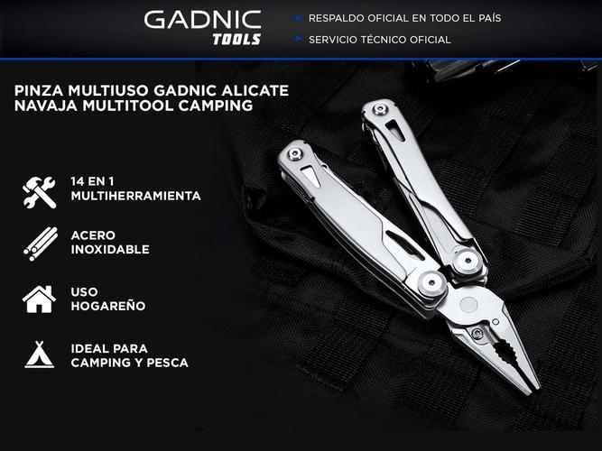 Pinza Multiuso Gadnic Alicate Navaja Multitool Camping - 1