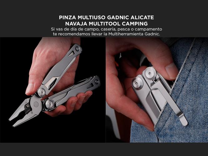 Pinza Multiuso Gadnic Alicate Navaja Multitool Camping - 2
