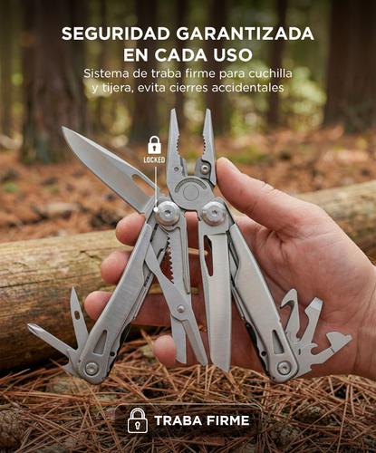 Pinza Multiuso Gadnic Alicate Navaja Multitool Camping - 4