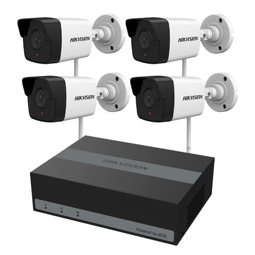 Kit Cámara de Seguridad con Micrófono Hikvision x4  eDVR 4CH - 0