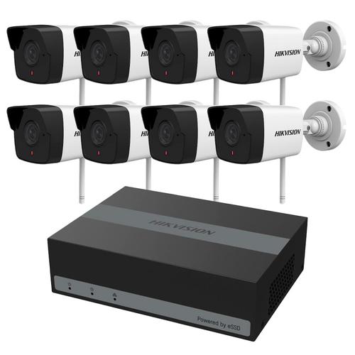 Kit Cámara de Seguridad con Micrófono Hikvision x8  eDVR 8CH - 0