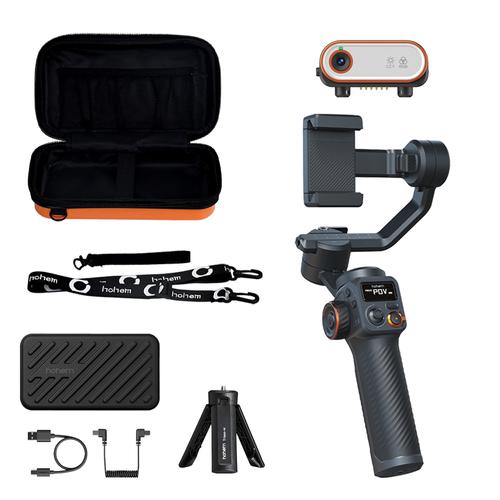 Kit Hohem Estabilizador Para Celular + Sensor AI Tracker + Estuche Compacto - 0