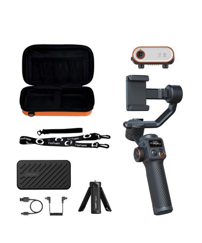 Kit Hohem Estabilizador Para Celular + Sensor AI Tracker + Estuche Compacto - 6