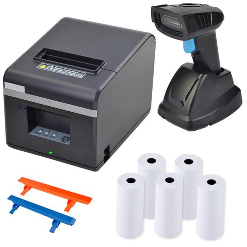 Kit Impresora Termica XP-N160II USB + Lector Codigo De Barra PRO - 0