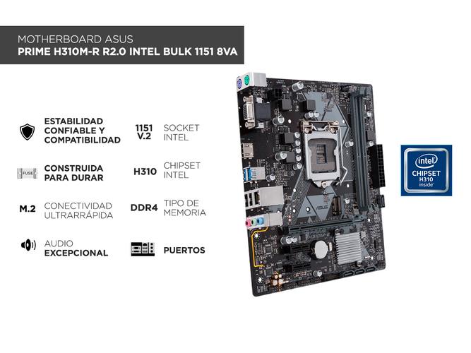 Combo Actualización PC Gamer Intel I5 9400F sin video + H310 + 8gb DDR4 - 2