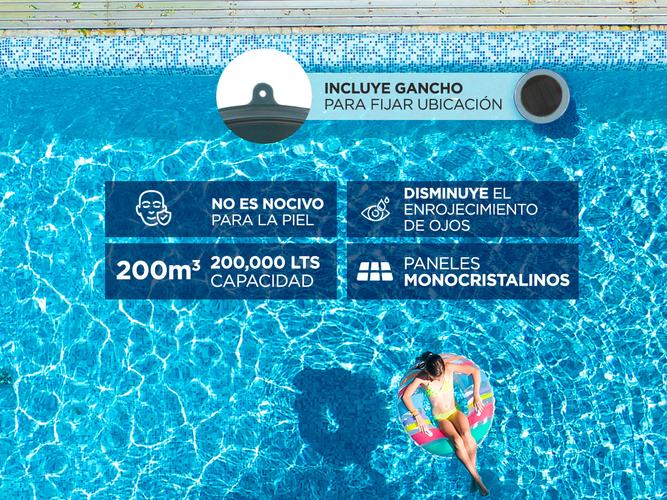 KIT x 2 Ionizador Solar 200,000 LTS Boya Anti Sarro Colector Sustentable - 4