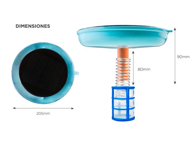 KIT x 2 Ionizador Solar 200,000 LTS Boya Anti Sarro Colector Sustentable - 5