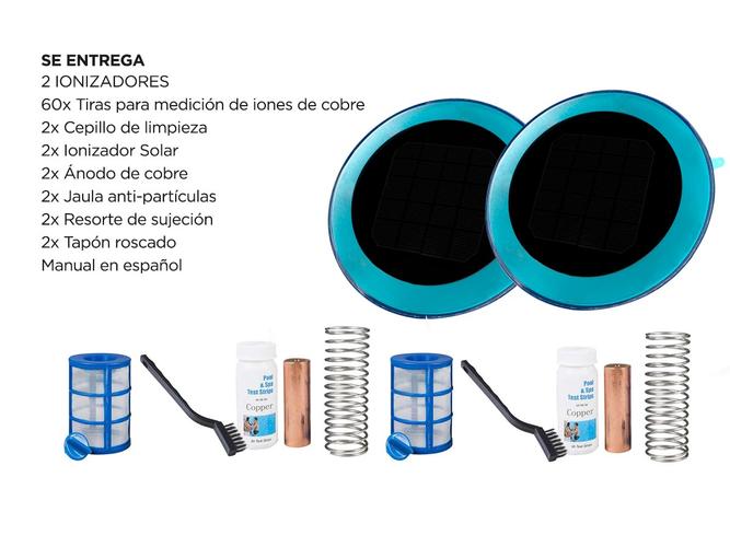 KIT x 2 Ionizador Solar 200,000 LTS Boya Anti Sarro Colector Sustentable - 6