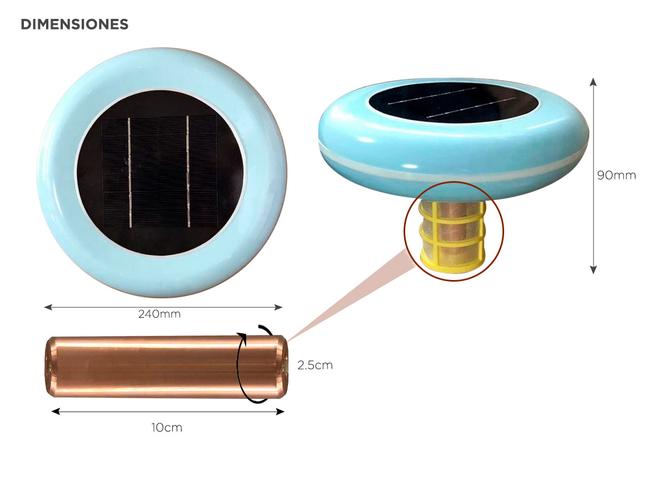 Ionizador Solar Gadnic IH2O Pro Antisarro Sustentable + Repuesto 150.000Lts - 5