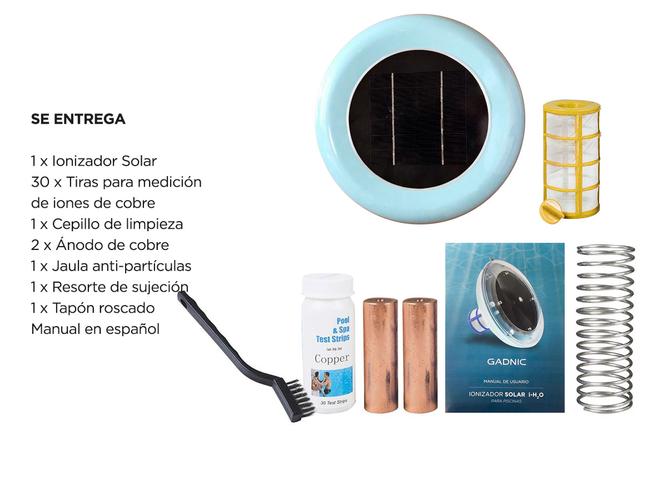 Ionizador Solar Gadnic IH2O Pro Antisarro Sustentable + Repuesto 150.000Lts - 6