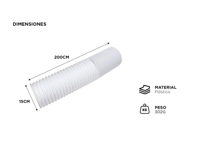 Manguera De Ventilación De Escape Gadnic Para Aire Acondicionado - 3