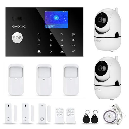 Kit Alarma Domiciliaria 6 Sensores + 2 Camaras De Seguridad - 0