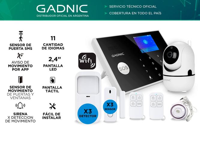 Kit Alarma Domiciliaria 6 Sensores + 2 Camaras De Seguridad - 1