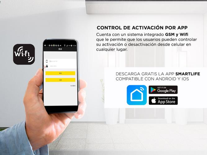 Kit Alarma Domiciliaria 6 Sensores + 2 Camaras De Seguridad - 5