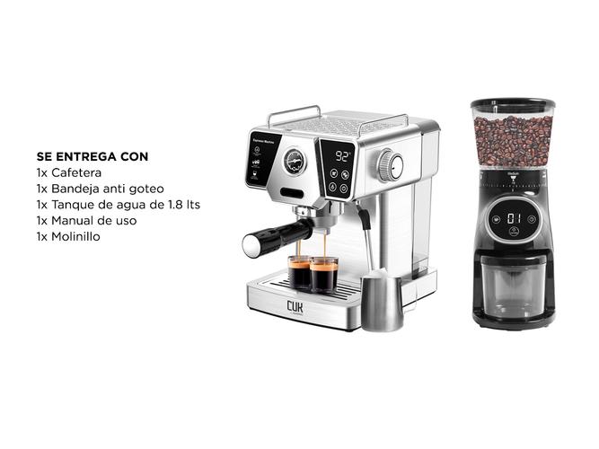 Cafetera Gadnic CME07 Para Café Molido + Molinillo de Café Profesional  - 6