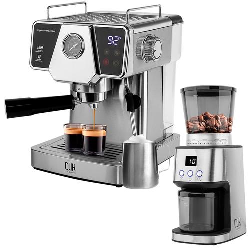 Cafetera Gadnic CME07 Para Café Molido + Molinillo Eléctrico Con Display - 0