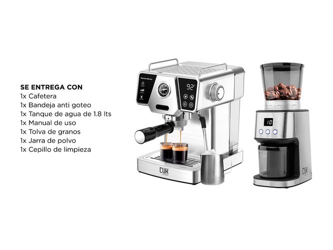 Cafetera Gadnic CME07 Para Café Molido + Molinillo Eléctrico Con Display - 6