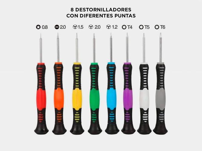 Kit Herramientas Reparacion Celulares 16 en 1 - 3