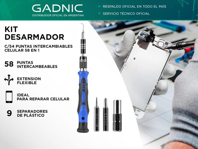 Kit Manta Antiestatica + Desarmador C/54 Puntas Intercambiables  - 2