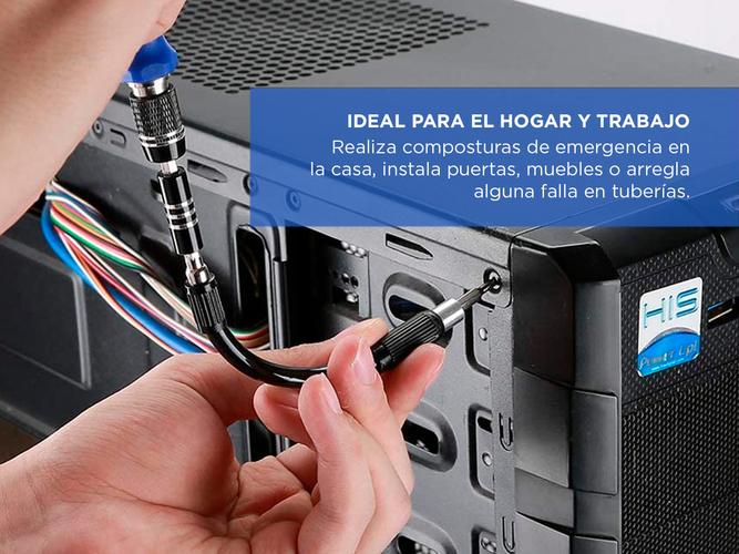 Kit Manta Antiestatica + Desarmador C/54 Puntas Intercambiables  - 5