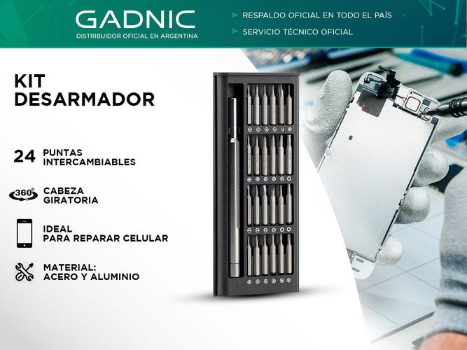 Kit Desarmador Celulares C/24 Puntas Intercambiables  - 1