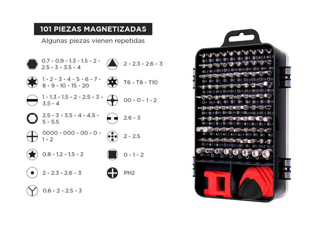 Kit de Herramientas de Reparación Gadnic Para Celulares PC Tablets 115 en 1 - 3