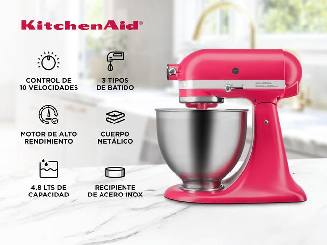 Batidora Kitchenaid 4.8 Lts Hibiscus KSM195PSHI - 1
