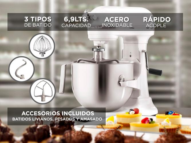 Batidora KitchenAid Heavy Duty KSM7591 Planetaria 1,3HP 6,9Lts 10 Velocidades - 2