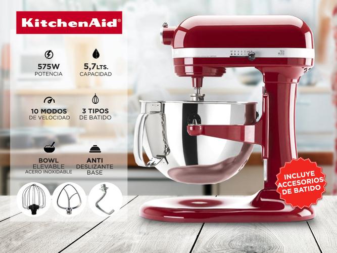Batidora Planetaria KitchenAid Pro 600 KSM6583 575w 5,7Lts 10 Velocidades - 1