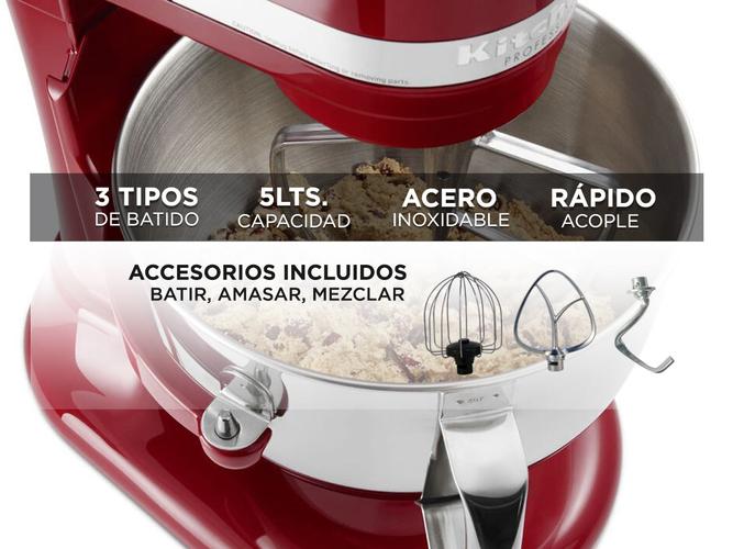 Batidora Planetaria KitchenAid Pro 600 KSM6583 575w 5,7Lts 10 Velocidades - 2